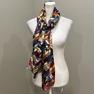 Evolve Silky Colorful Scarf